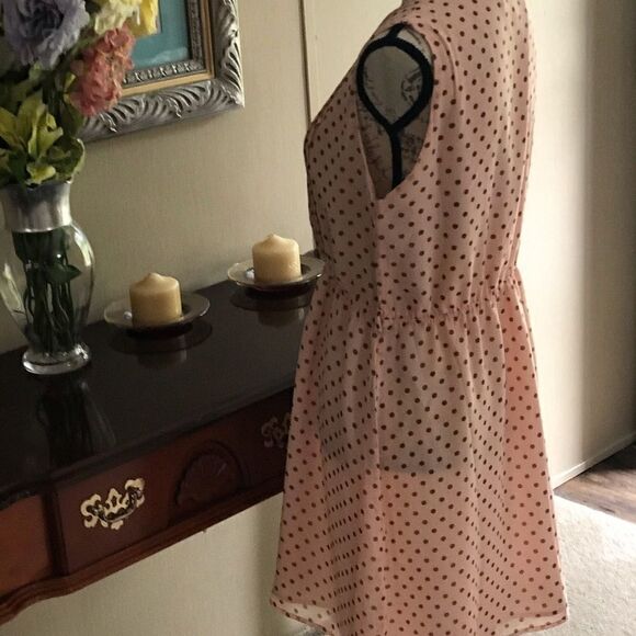 Esley medium Pink sleeveless dress Cinched…waist - Picture 10 of 10